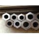 SAE1020 Hollow Hexagonal Carbon Steel Pipe 50mm Agriculture Motor Applications