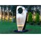 Contemporary Metal Yard Art Stainless Steel Sculpture For Garden Decoration