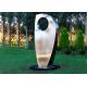 Contemporary Metal Yard Art Stainless Steel Sculpture For Garden Decoration