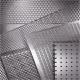 Industrial Perforated Metal Mesh Sheet , Perforated Plate SS 304 ASTM Standard