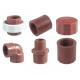 Hot Brown Plastic Pph/PP Elbow Pipe Fitting Welding Connection with BSPT Standard