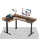 27.9 in/mm Revolving Glass Top Standing Desk Height Adjustable Wooden Office Furniture