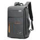 Retro Style Arcuate Shoulder Strap Large Capacity Backpack 17 Inch