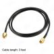 Black Durable LMR240 Antenna Cable Assembly