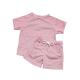 Towel Terry Fabric Custom Tee Shirts Neutral Baby Cosy Raglan Sleeve Tshirts