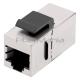 RJ45 Inline Coupler 1000Base-T CAT.5E Shielded Female to Female Insert Inline Coupler