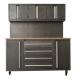 Garage Tool Cabinet with Stainless Steel Handles and Cold Rolled Steel Construction