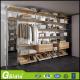 make in China high quality ODM factory price simple elegant design aluminum pole system walk in closet