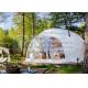 2 Guests Glamping Dome Resort With Fireplace Gas Heater