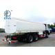 White Color Sinotruk Howo7 Radial Tyre Fuel Oil Transportation Trucks 6X4 LHD Euro 2 336HP Lengthened Cab