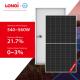 545W Longi Bifacial Pv Modules 550W 555W 560W Bifacial Solar Cell For Rooftop