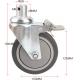 TPR Hospital Castors With PP Core For Medical Shopping Cart Medical Casters