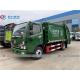 LHD Dongfeng 6cbm Compressed Garbage Truck With Double Operation System