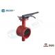 Ductile Iron Wafer Butterfly Valve Grooved End Type API 609 Class 125