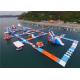 Kids Inflatable Floating Water Park Playground 	40m Width 80m Length Logo Custom
