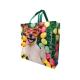 Glossy PP Woven Laminated Tote Packaging Sewing Reusable Webbing Handle Gift Fashion Eco-Friendly Shopping Bag