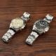 Men'S Water Resistant Quartz Watch Sports Metal Strap Chronograph Watch
