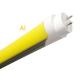 600mm T8 LED Tube Yellow Cover With Flicker Free 6000K 140lm/W Triac 0-10V Dimmable