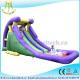 Hansel hot selling children entertainment PVC inflatable bouncer slide jumping slide for sale
