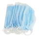 Blue 3ply Non Woven Fabric Mask Melt Blown Filter Anti Flu Easy Fold Eco