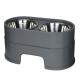 Pets2go Stainless Steel Pet Feeder Bowls Customizable PP For Cats Dogs