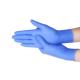 Blue Disposable Medical Gloves Weight 0.03kg Smooth Surface Natural Latex