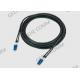 Outdoor Duplex LC 2 Core Armored Fiber Optic Patch Cord Single Mode Waterproof