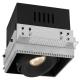 Architectural LED Recessed Downlight Trimless Square Spotlight IP20 7W 560lm
