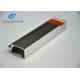 Alloy 6063-T5 Silver  Brushed Aluminium Extrusion Profile For Cabinet Decoration