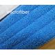 Microfiber Wet Mop Heads 13 * 49cm Twisted 480gsm Absorbent  Nylon Self-adhensive Mop Pad