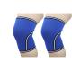 BLUE Knee Sleeves Compression and Support for Power lifting Weightlifting Crossfit