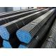 Black Painted Seamless Steel Pipe Metallic Color For Oil And Gas Construction