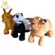 Hansel Guangzhou wholesale walking coin operated motorized plush riding animals