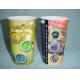 PLASTIC LENTICULAR OEM 3D Lenticular PP plastic cup communion cup with 3d flip moving changing effect