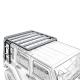 Black 1500x1425 Customized Roof Racks Luggage Carrier for Pickup Trucks Steel Rack