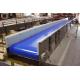 Smooth PU Stainless Steel Conveyor Systems Food Grade Galvanized Steel Drag Plate
