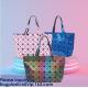 Ladies Designer Tote Bag Shoulder PVC Shopper Bag,Tote Handbag Handles Clear PVC Shopper Bag with Large Capacity