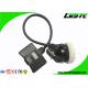 Black LED Mining Light Safety Underground Cap Lamp 10000lux 5.2Ah Rechargeable
