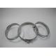 Wide Ring Wall Mount Pipe Clamp For Dust Collect Pipe System Galvanized Surface