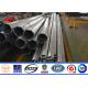 Hot Dip Galvanized Power Distribution Pole Electric Steel 35FT 40Ft