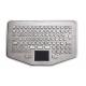 Mini IP65 Explosion Proof Desk Top Industrial Metal Keyboard With Waterproof Touchpad