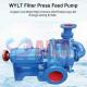 WYLT Filter Press Feed Pump Centrifugal Slurry Pump 40-304m3/h