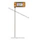 Highly accurate 316stainless steel long stem probe digital thermometer for industrial