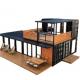 Prefab Mobile Modified Shipping Container Two Storey Container House for Bar Coffee Shops