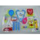 Role Play Medical Kit Playset Doctor Set Toys For Kids Pink Blue Colors 13 Pcs