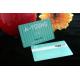 Printing plastic gift barcode id cards with signature panel