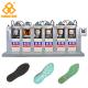 TPU TR PVC Shoe Sole Making Machine 6 Stations With P.I.D. Control System