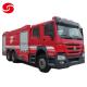                                  Africa HOWO 6*4 Chassis 9 Ton Foam Water Tank Rescue Fire Fighting Truck             