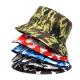 Fashion Women Men Camouflage Bucket Hat Outdoor Sport hat with full printing pattern