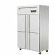 Four Doors Stainless Steel Double Temperature Large Capacity Refrigerator Freezer Commercial